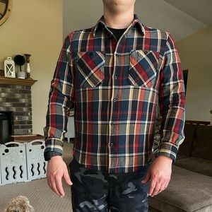 Northface Mens Twill Flannel
